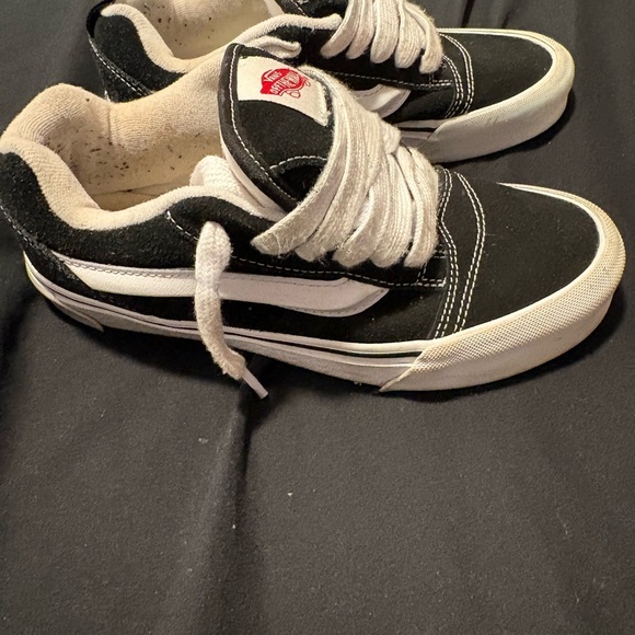 Vans Kids Classic Black and White Sneakers - Picture 8 of 16